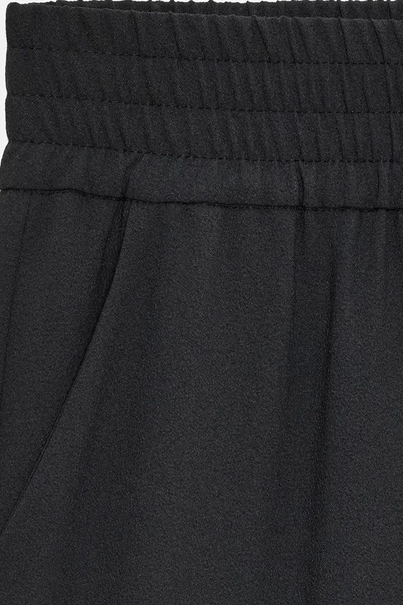 Dilvin Black DILVIN Women's Wide-leg Crepe Trousers for Women | Best Price UAE