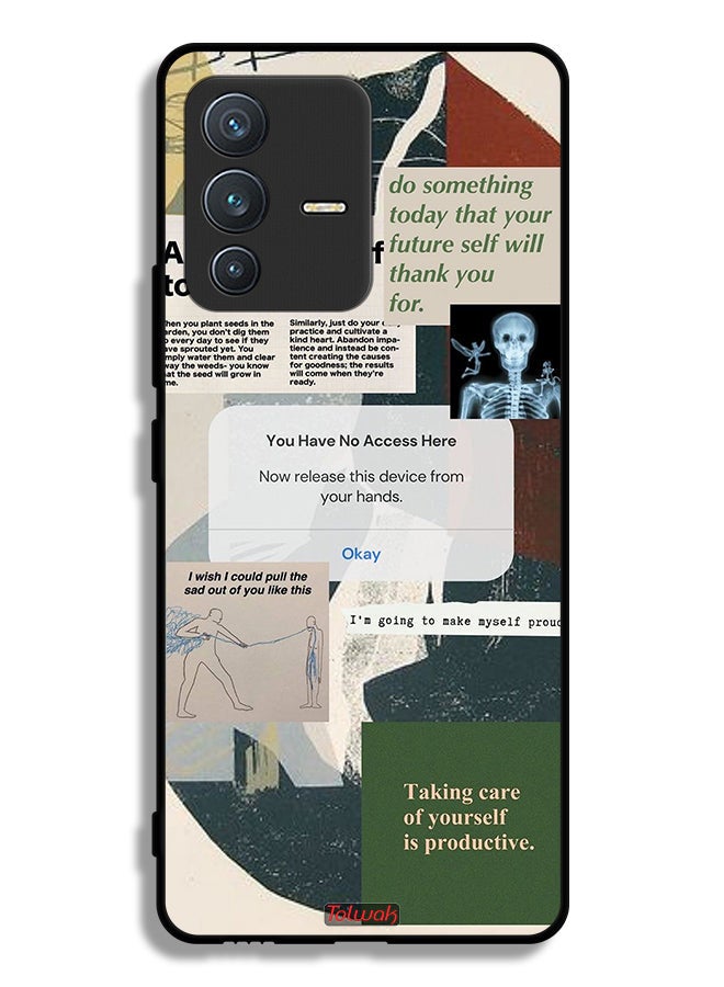 Tolwak Vivo V23 5G Protective Case Cover Allow Yourself To Grow - Image 1