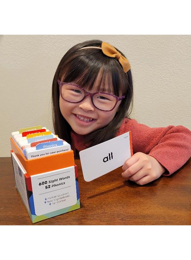 Think Tank Scholar Think Tank Scholar 652 Sight Words/Phonics Flash Cards, Learn to Read: CVC Blends, Short/Long Vowel Sounds, Dolch & Fry High Frequency Site Words + Games: Preschool PreK Kindergarten 1st 2nd 3rd Grade  - Image 2