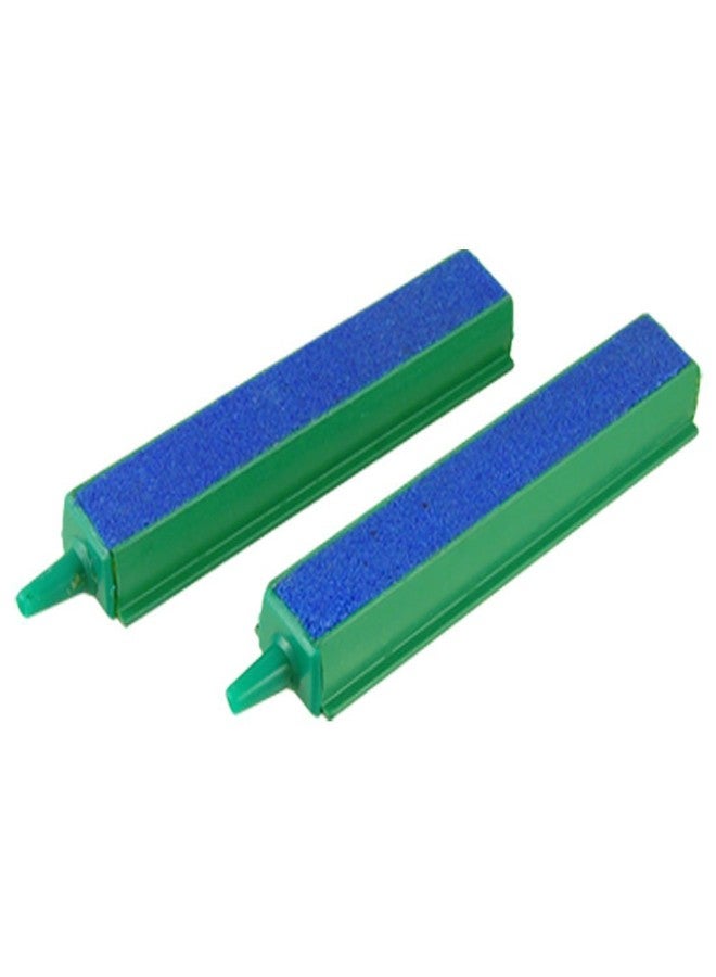 CNZ® Fish Tank Air Bubble 2-Piece Air Stone Bars Green/Blue (4-inch) - Image 2
