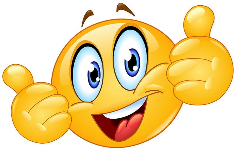 5 Ace 5 Ace Smiling Emoji Inspirational Motivational Paper Poster for Living Room Office Gym Self Adhesive Sticker Multicolour