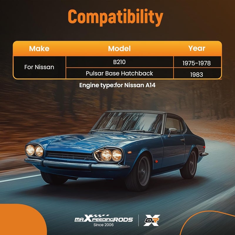 Tuningsworld 2 Barrel Carburetor for Nissan B210 A14 Engine 1975-1978 & Pulsar Base Hatchback 1983 - Image 2
