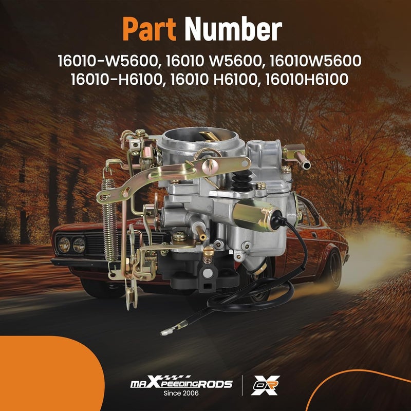 Tuningsworld 2 Barrel Carburetor for Nissan B210 A14 Engine 1975-1978 & Pulsar Base Hatchback 1983 - Image 3