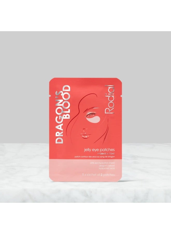 Rodial لصقات عين دراجونز بلود - ترطيب سريع للعيون الجافة، دم التنين والجلسرين، لصقة مهدئة لتخفيف الانتفاخ 1 زوج - Image 2