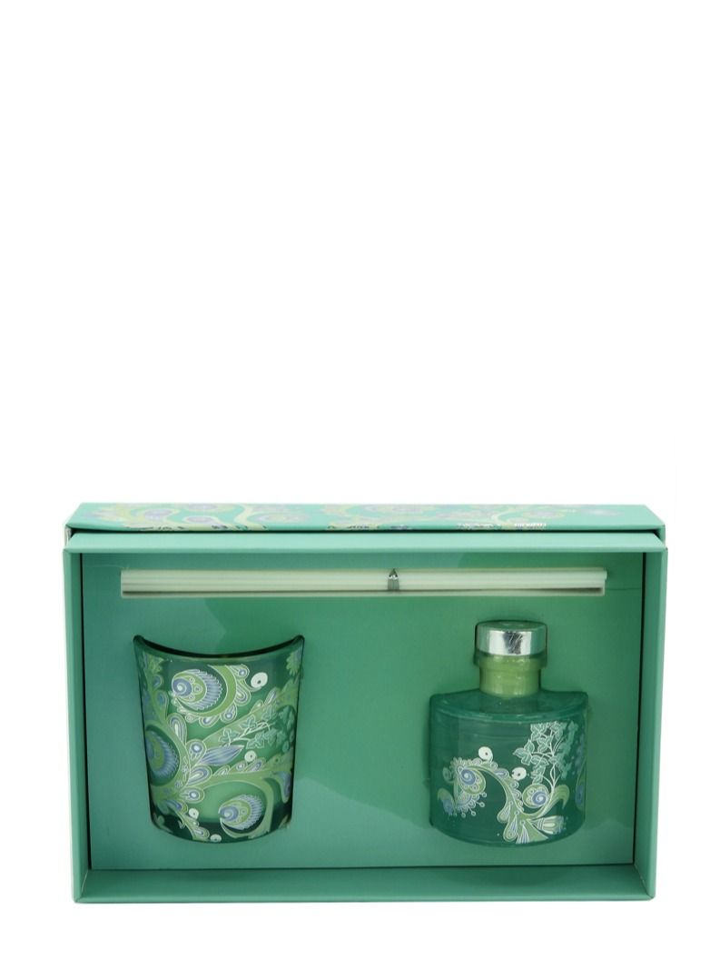 بابازام طقم شموع معطر بزيت عطري و 6 قطع أعواد خضراء  - Image 4