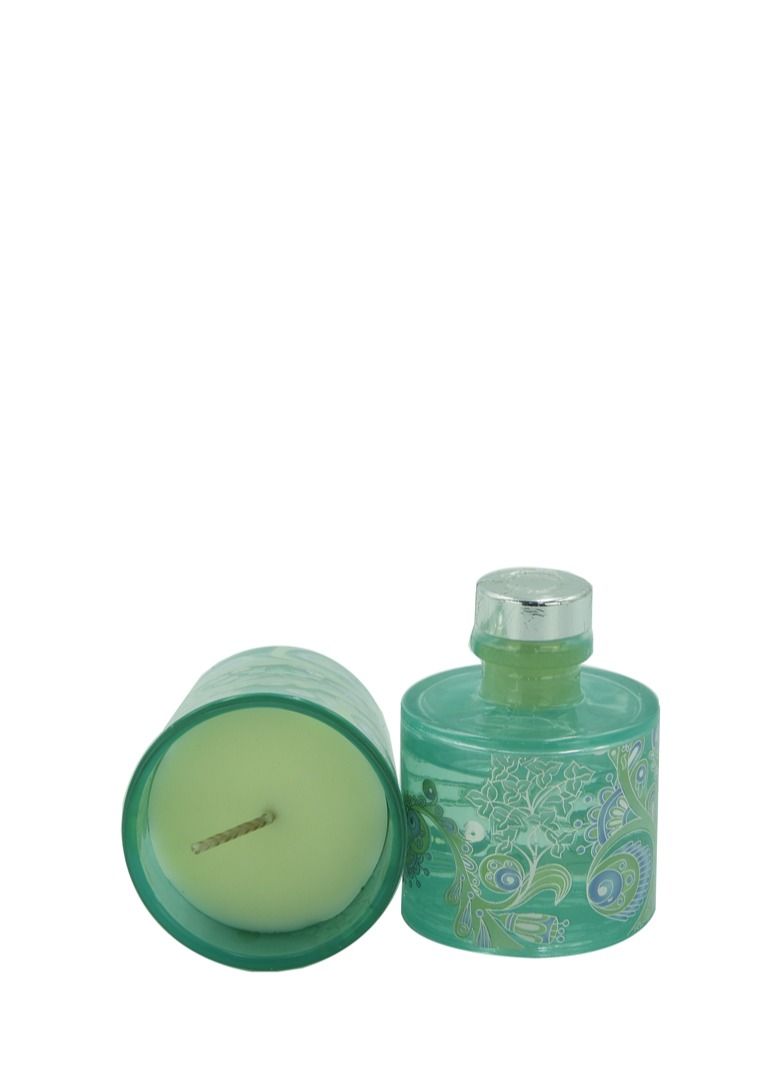 بابازام طقم شموع معطر بزيت عطري و 6 قطع أعواد خضراء  - Image 3