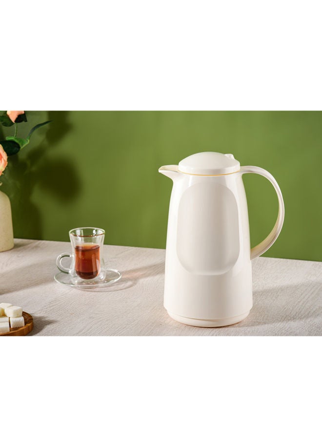 Electus Tea and Coffee Flask 1L Ivory - Image 3
