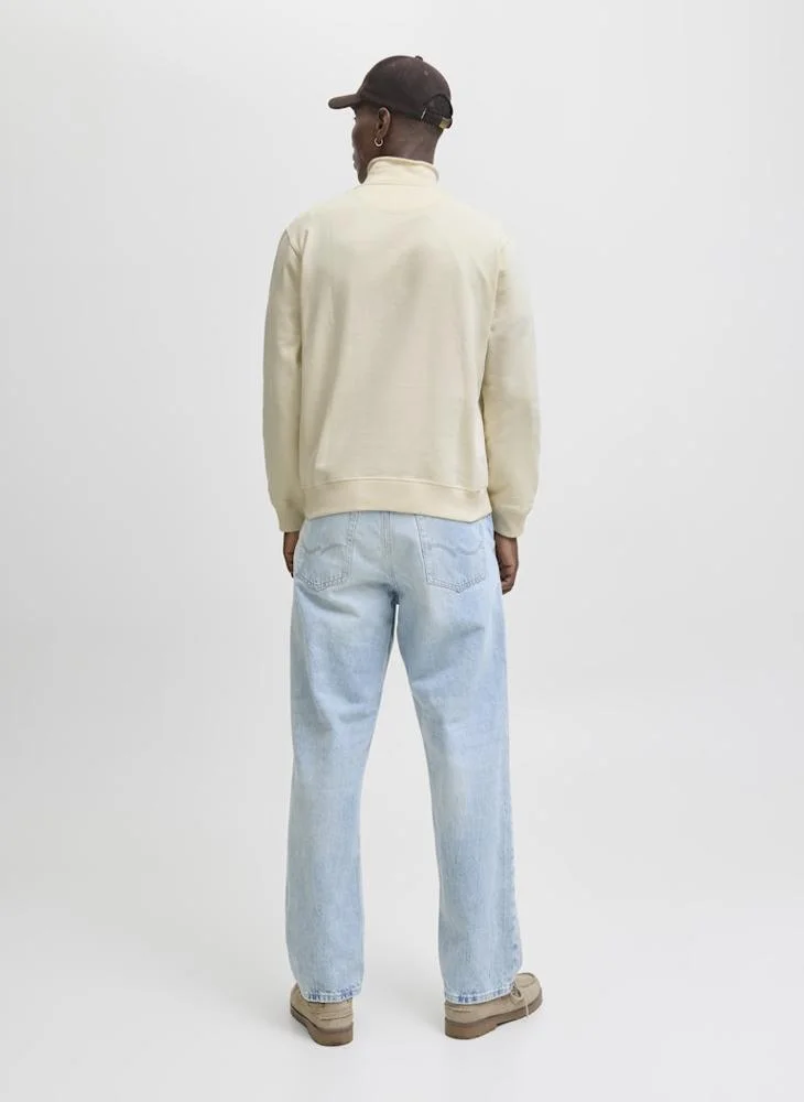 JACK & JONES Logo half Zip Sweatshirt
