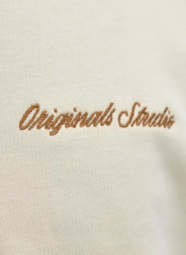 JACK & JONES Logo half Zip Sweatshirt