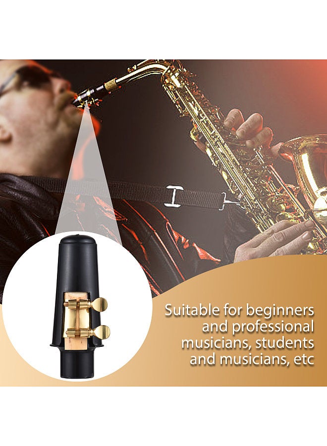 Generic Alto Saxophone Mouthpiece Kit Alto Saxophone Mouthpiece with Ligature Reed Plastic Cap  - Image 5