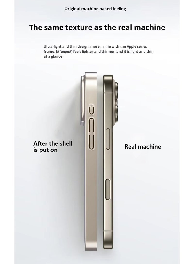 ليدين جراب زجاجي مغناطيسي فاخر لهاتف آيفون 17 برو - متوافق مع الاتصال اللاسلكي، مقاوم لبصمات الأصابع، مقاوم للصدمات والزيوت، غطاء خلفي غير لامع - Image 4