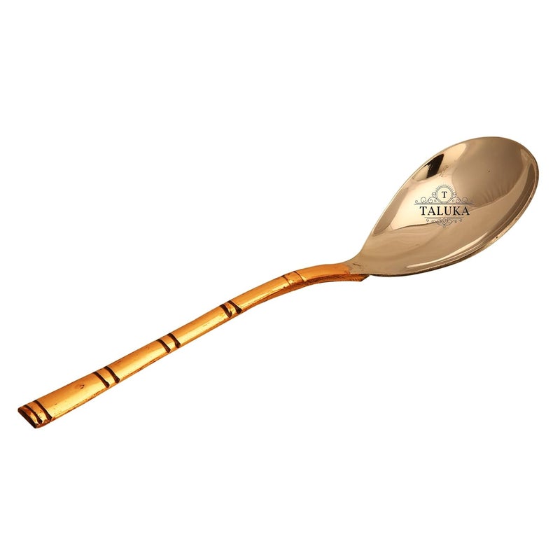 Taluka Pure Copper Handmade Designer Hammered Copper Casserole with Glass Lid Set of 2 Casserole with Serving Spoon for Serving Restaurant Hotel Home Ware Capacity 600 ml Each - Image 4