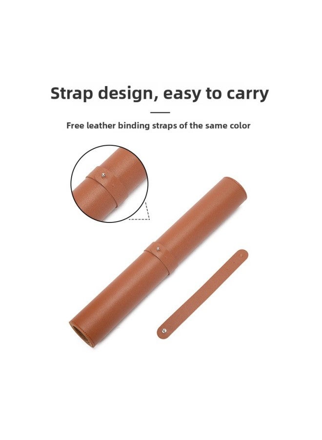 Cork Mouse Pad Large Wood Grain Table Mat Leather Office Table Mat Children's Learning Writing Mat Waterproof And Tasteless-Color:Lock-60 * 30CM-Pattern:Cork + Creamy-white  - Image 5