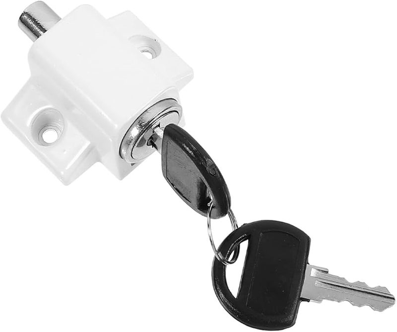 Heavy Duty Zinc Alloy Anti Theft Sliding Window Lock With Key No Drill Installation Rustproof - Image 2