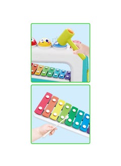 HOLA Hola Multifunctional Music Center 4in1 Montessori Toy with Pounding Game, Color Matching, Xylophone, Rolling Ball Game, Sensory Exploration, Educational Toys, Hand-Eye Coordination & Motor Skills 12M+  - Image 3