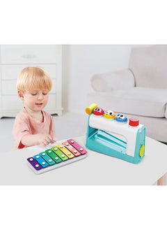 HOLA Hola Multifunctional Music Center 4in1 Montessori Toy with Pounding Game, Color Matching, Xylophone, Rolling Ball Game, Sensory Exploration, Educational Toys, Hand-Eye Coordination & Motor Skills 12M+  - Image 5