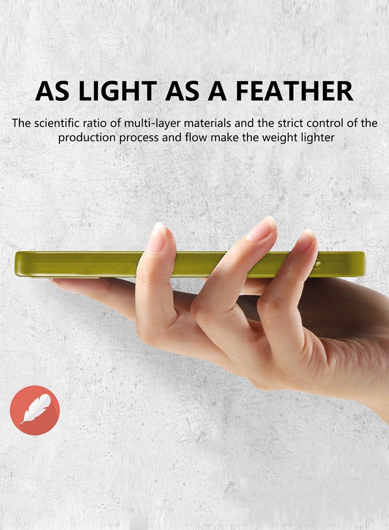 Wtech Apple iPhone 16 Pro 2024 Premium Silicone Magsafe with Ring Finger Grip Case Cover - Gold - Image 5