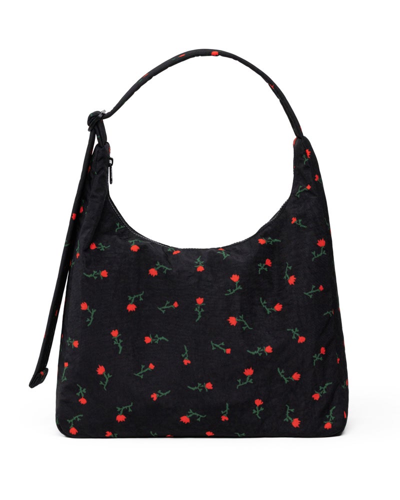 BAGGU Nylon Shoulder Bag - Painted Wildflower - Image 1
