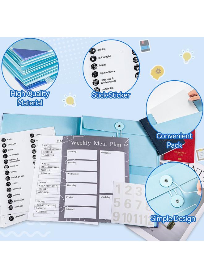 Bluejw In Case I Go Missing Binder Manila Pocket Folder Organ File Bag - Image 3