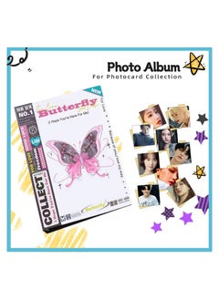 سيوسي A5 KPOP Photocard Binder 160 جيوب KPOP Photocard حامل كتاب Photocard جمع كتاب حماة بطاقة إعادة الملء 6 حلقة بطاقة الصور الموثق ألبوم الصور لصور الكاميرا الصغيرة  - Image 2