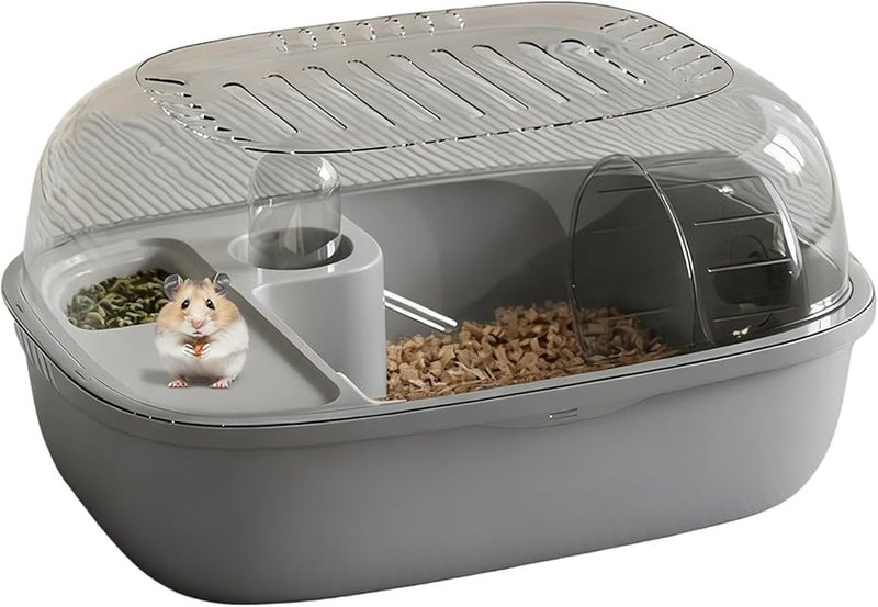 Acrylic Hamster Habitat Multi Level Tunnel System Easy Clean 31x23 5x16cm - Image 2