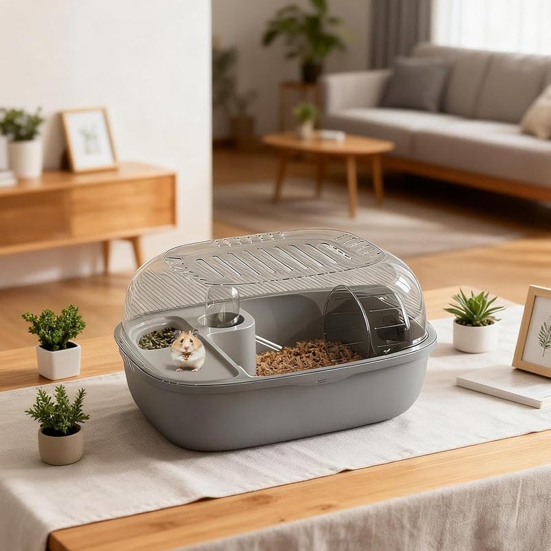 Acrylic Hamster Habitat Multi Level Tunnel System Easy Clean 31x23 5x16cm - Image 5