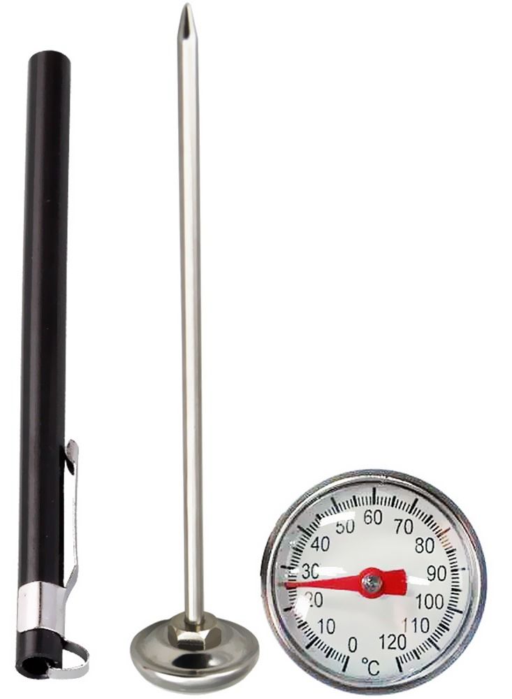 KASTWAVE Stainless Steel Kitchen Thermometer Black - Image 1