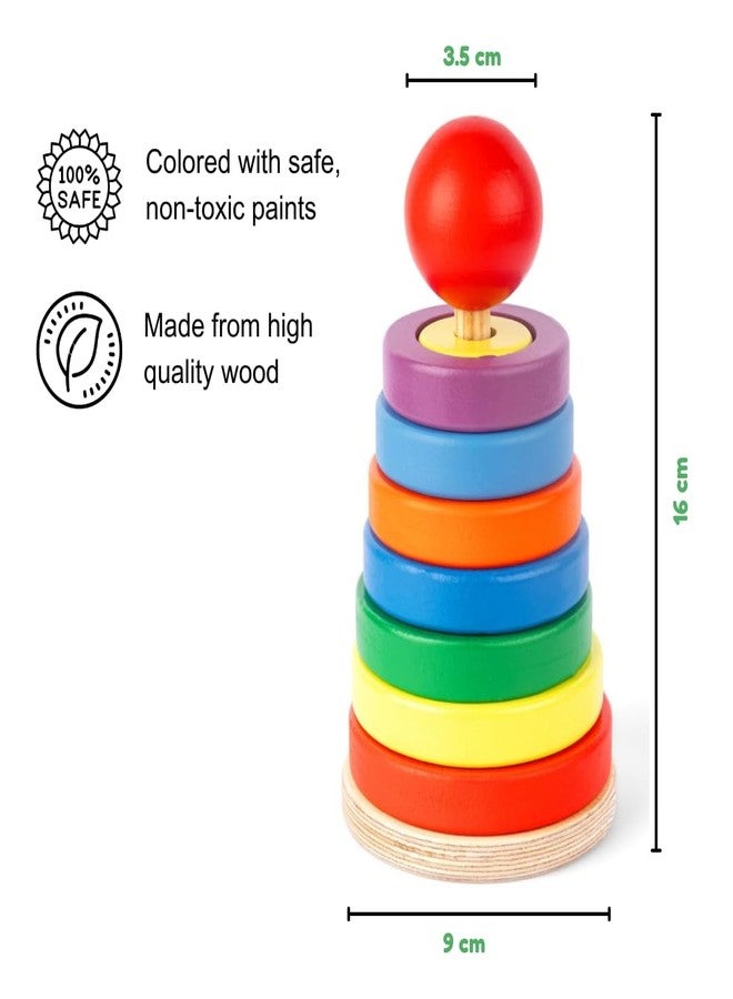 Jim N Jam Advanced Multi-Shape Stacker | 15 Multicolor Shapes Pieces | Enhances Creativity, Curiosity and Sense of Balancing | Age: 2+ Years | Best Gift for Toddler, Boys and Girls - Image 5