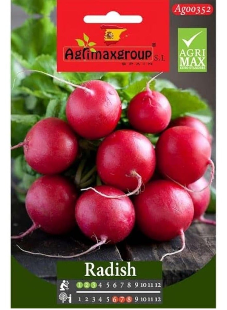 Agrimax Red Radish Premium Quality Seeds by Agrimaxgroup® - Image 1