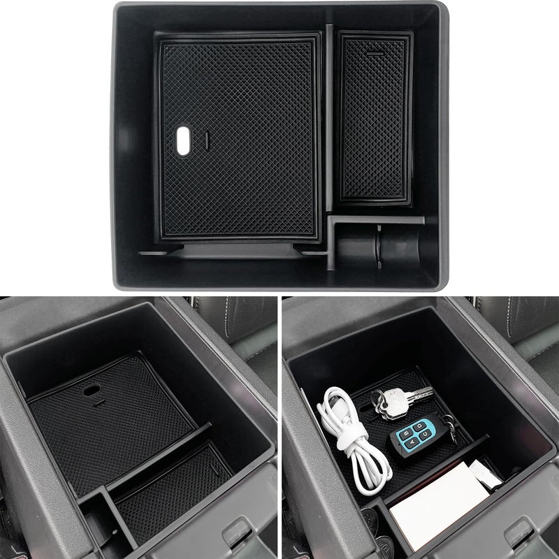 EVTIME Console Console Organizer Storage Tray Accessories fits for GMC Acadia 2017 2018 2019 2020 2021 2022 2023