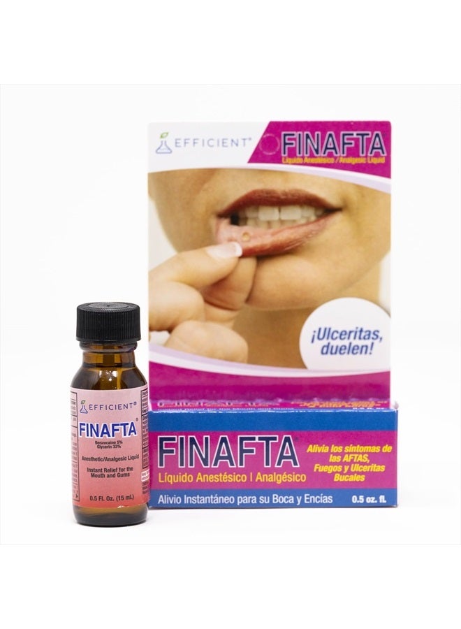 Finafta Finafta - Oral anesthetic Treatment for Canker sores and Mouth and Gum irritations 