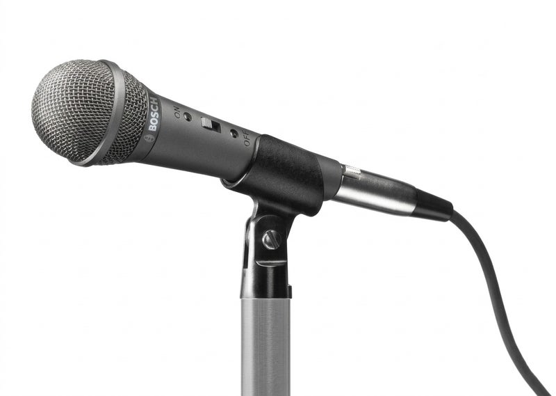 بوش ميكروفون يدوي ديناميك احادي الاتجاه LBC2900/20مع وصله XLR - Image 1