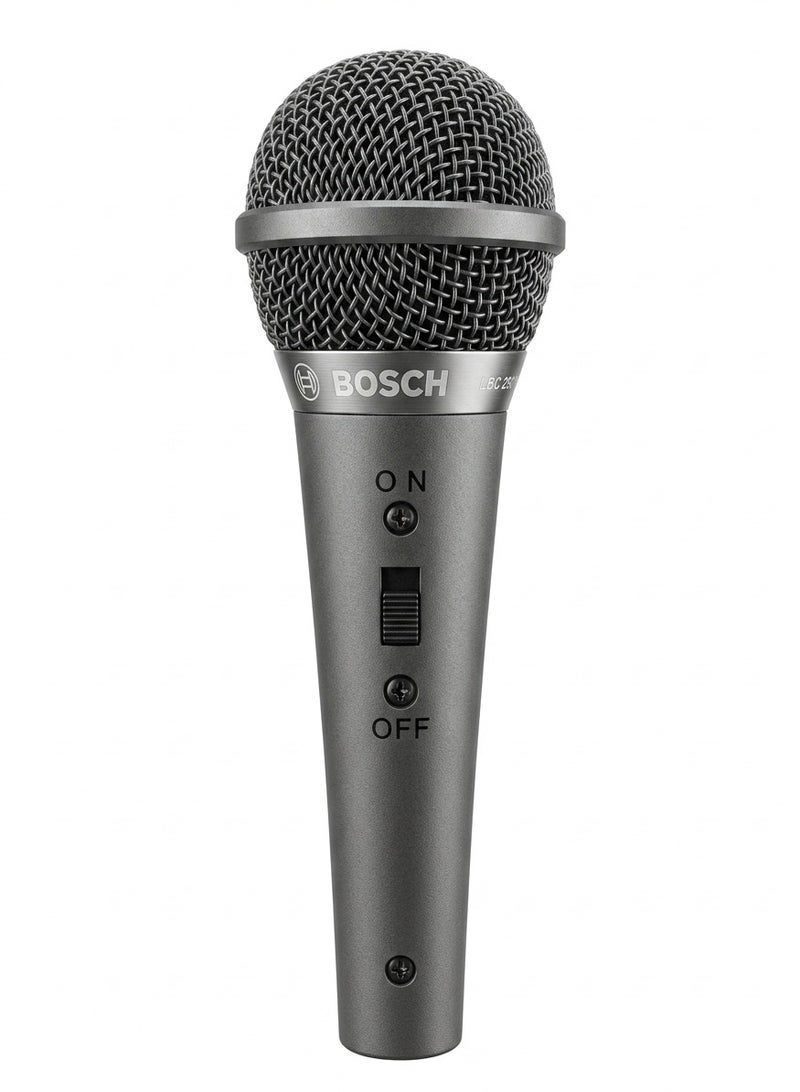 بوش ميكروفون يدوي ديناميك احادي الاتجاه LBC2900/20مع وصله XLR - Image 1