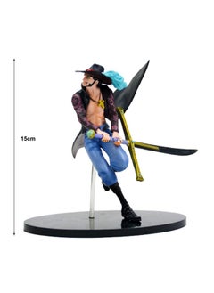 Trunkin Trunkin One Piece Dracule Mihawk Action Figure Model Anime Figurine PVC Cartoon Miniature Collectible Toys  - Image 3
