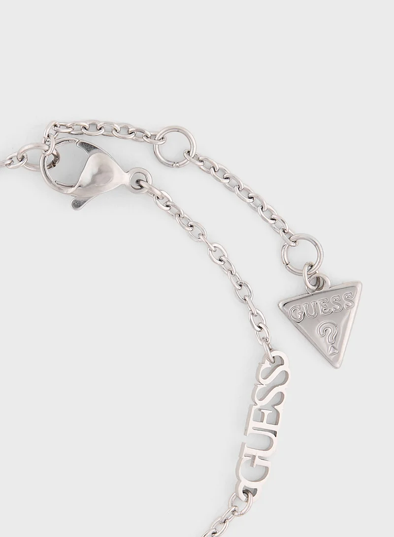 جس Infinity Pave Links Bracelet