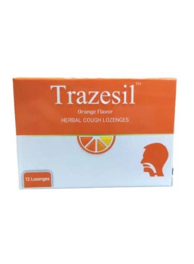 general Trazesil Orange Flavored Lozenges pack of 12