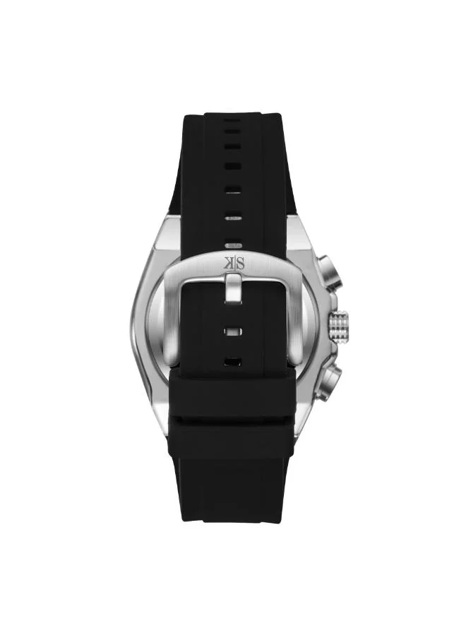KENNETH SCOTT  Kenneth Scott Men's Chronograph  Black  Dial Watch - K26103-SSBB for Men | Best Price UAE