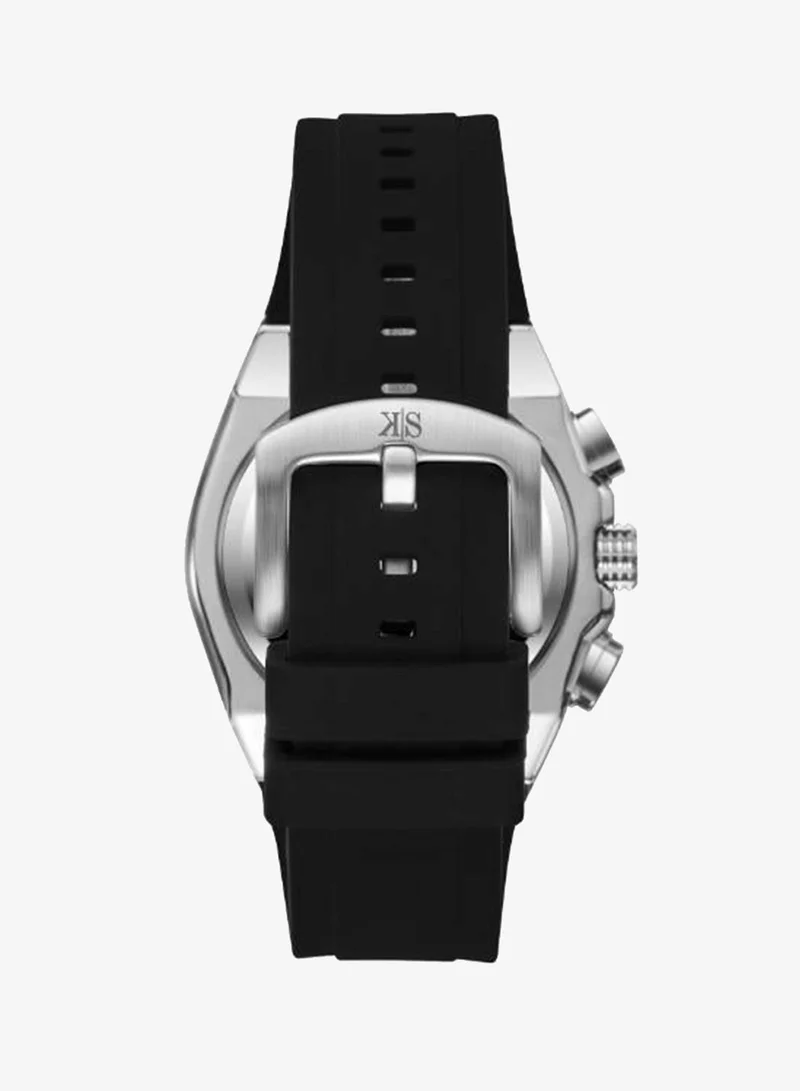 Kenneth Scott  Kenneth Scott Men's Chronograph  Black  Dial Watch - K26103-SSBB for Men | Best Price UAE