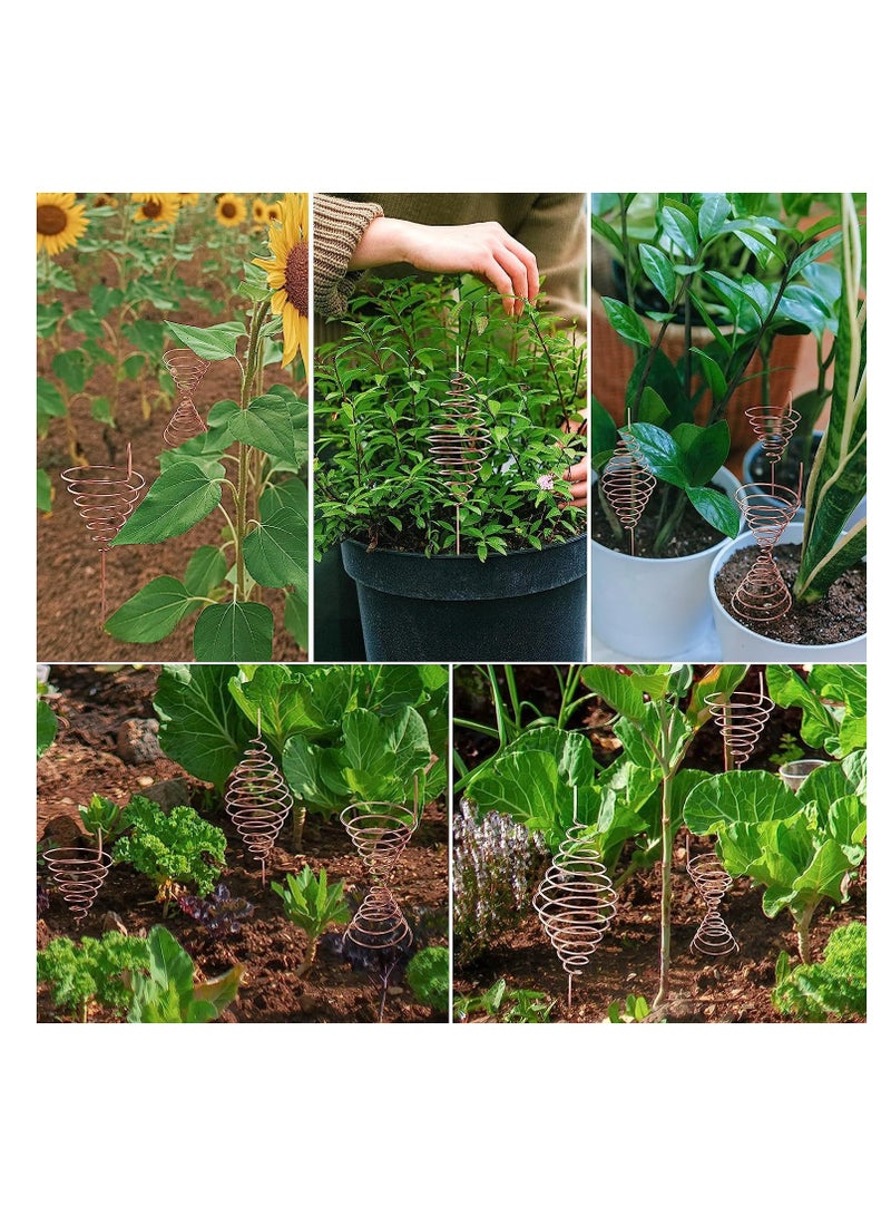 كاست ويف أداة لف لفائف البستنة للزراعة الكهربائية، مقاسين من النحاس للزراعة الكهربائية، أداة صنع هوائي البستنة للثقافة الكهربائية، زراعة النباتات والخضروات (كبيرة + صغيرة) - Image 3