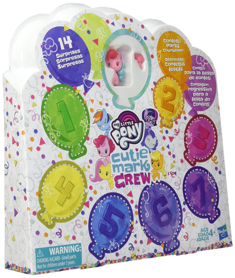 My Little Pony Toy Cutie Mark Crew Confetti Party Countdown Collectible 8 Pack with 14 Surprises - Image 3