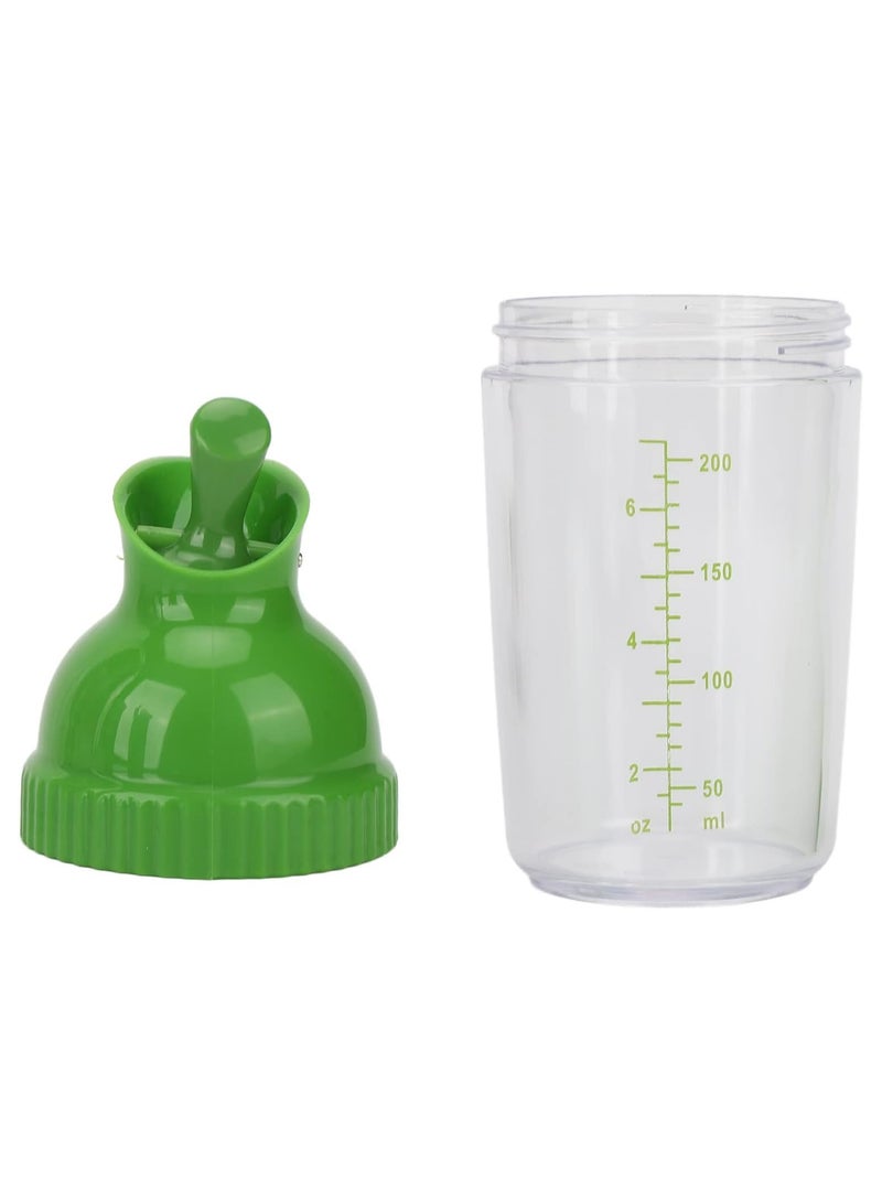 Oasisgalore Salad Dressing Container and Shaker Mixer: SaladMaster Shaker Bottle for Perfect Dressings(Green） - Image 4