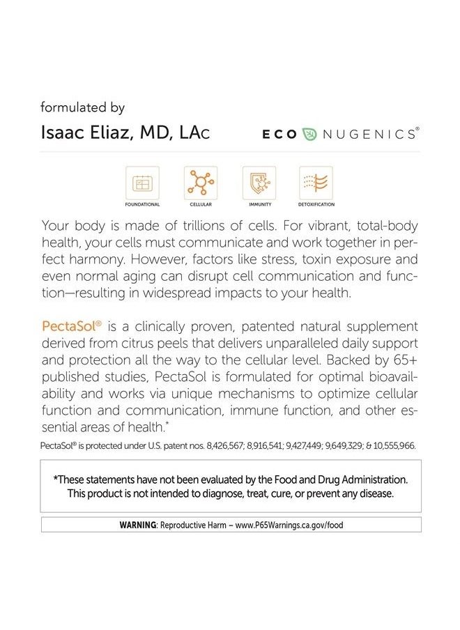 EcoNugenics - PectaSol Modified Citrus Pectin Powder Super-Nutrient to Support Cellular & Immune Health, Joint Support - 454 Grams - Formulated by Dr. Isaac Eliaz of ecoNugenics - Image 1