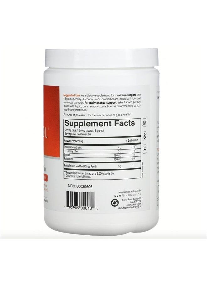 EcoNugenics - PectaSol Modified Citrus Pectin Powder Super-Nutrient to Support Cellular & Immune Health, Joint Support - 454 Grams - Formulated by Dr. Isaac Eliaz of ecoNugenics - Image 1