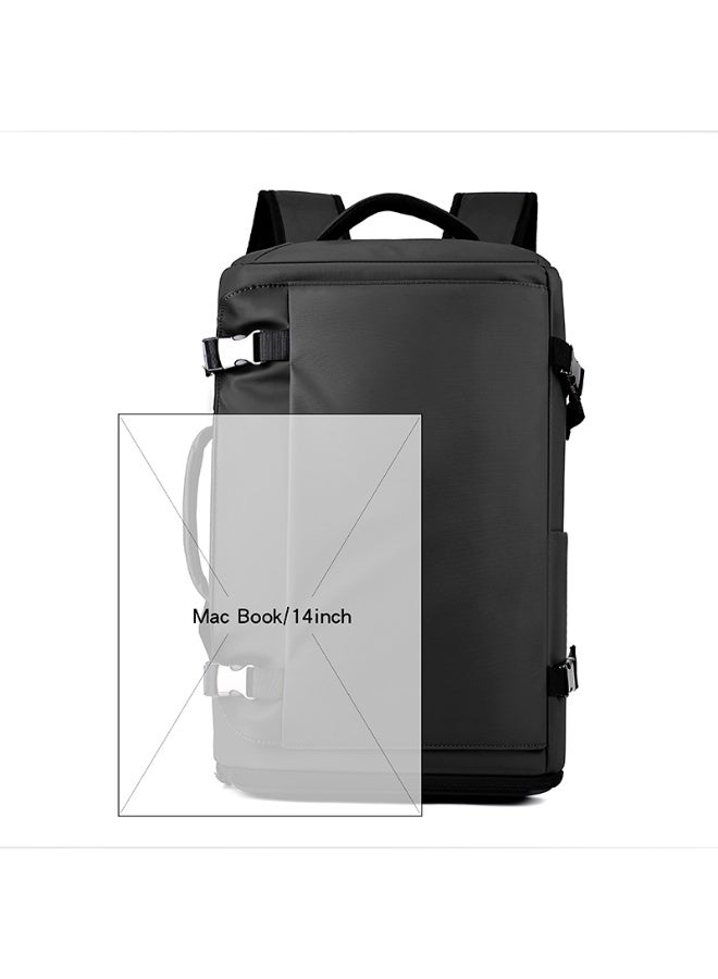 lebonaer Waterproof Travel Backpack, Laptop Backpack, commuter bag, Backpack for Menï¼ŒBackpack for Women, Luggage Backpack Cabin Bag, Multiple layers, with shoe compartment - Image 4