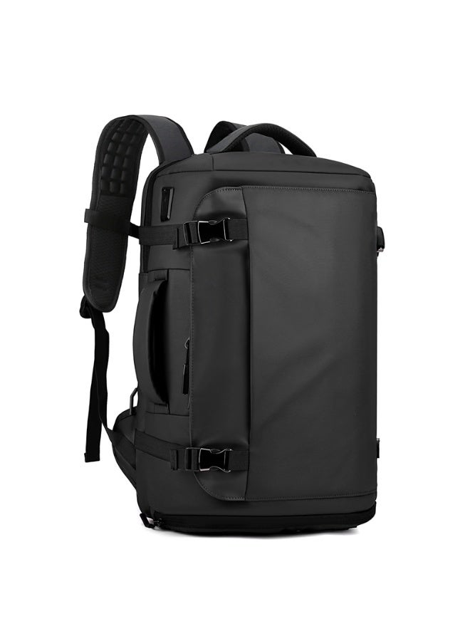 lebonaer Waterproof Travel Backpack, Laptop Backpack, commuter bag, Backpack for Menï¼ŒBackpack for Women, Luggage Backpack Cabin Bag, Multiple layers, with shoe compartment - Image 3