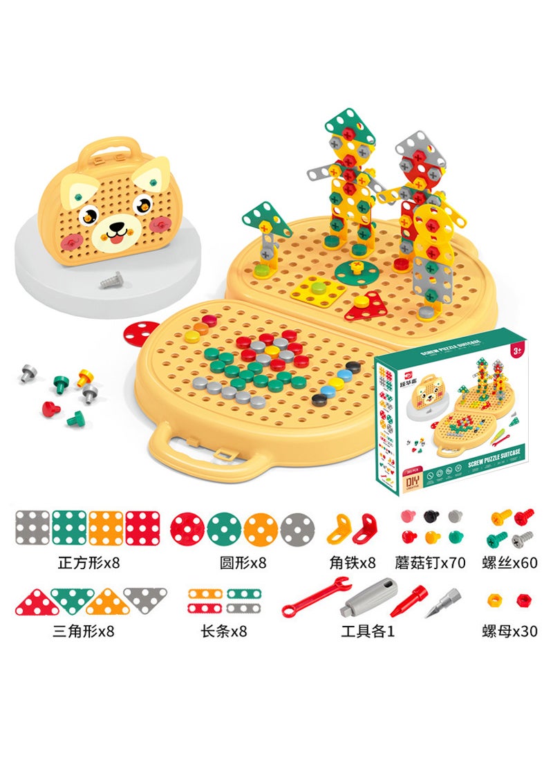 Generic - Kids DIY Simulation Tool Set ToyPuppy toolbox [English color box]] Puppy toolbox [English color box]] - Image 1