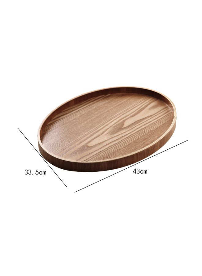 إسكدنيا صينية بيضاوية مصنوعة من الخيزران عالي الجودة بني 43X33.5X2.7Ø³Ù†ØªÙŠÙ…ØªØ± - Image 2