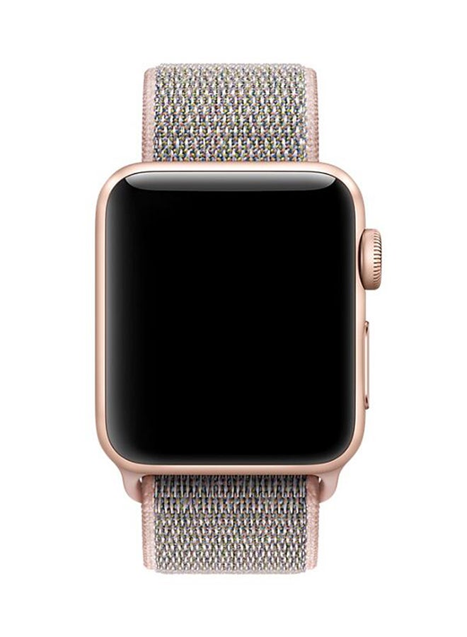 Replacement Band For Apple Watch Series 1/2/3 38mm Pink Sand - Image 2