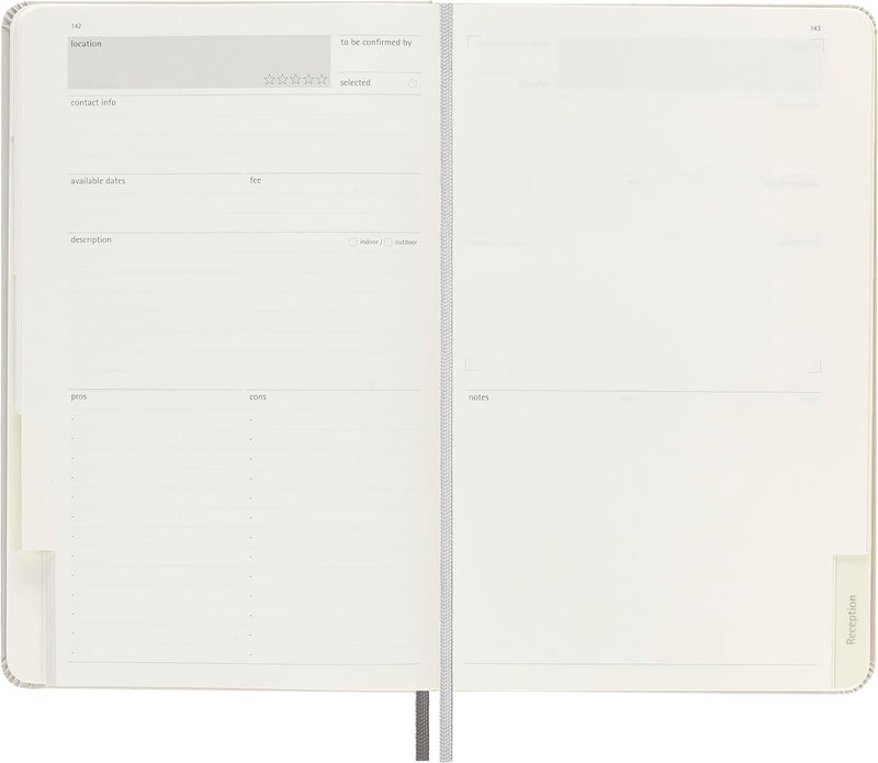 Moleskine Passion, Wedding, Large, Boxed/Hard Cover (5 x 8.25) - Image 5