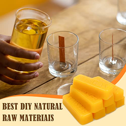 TRINIDa 8oz Yellow Beeswax Bars, Natural Organic Beeswax Block 8 PCS, Bees Wax Candle Making, Beeswax for Candle Making, Bees Wax Making for Skincare, Lip Balms, Lotions, Cosmetic Grade - Image 4